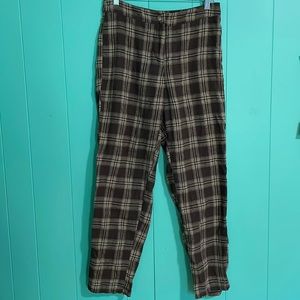 Shein, Size M (6), brown plaid pants
